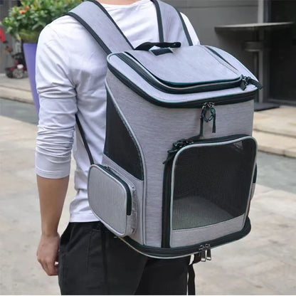 Breathable Pet Cat Carrier Backpack Foldable Pet Carrier