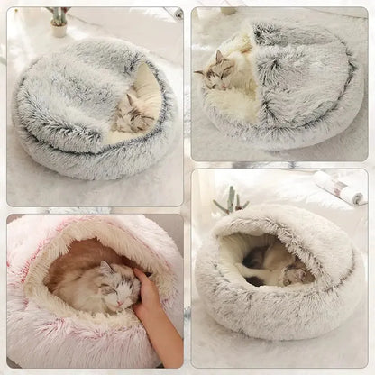 Cat Bed Pet Mattress Warm Soft Plush Pet Bed with Cover