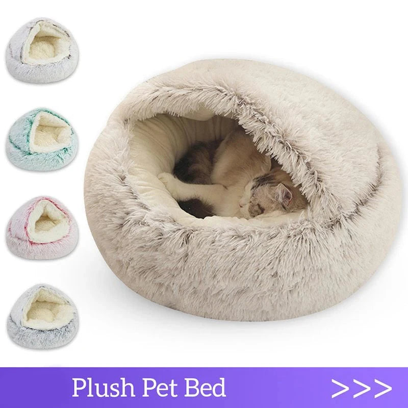Cat Bed Pet Mattress Warm Soft Plush Pet Bed with Cover