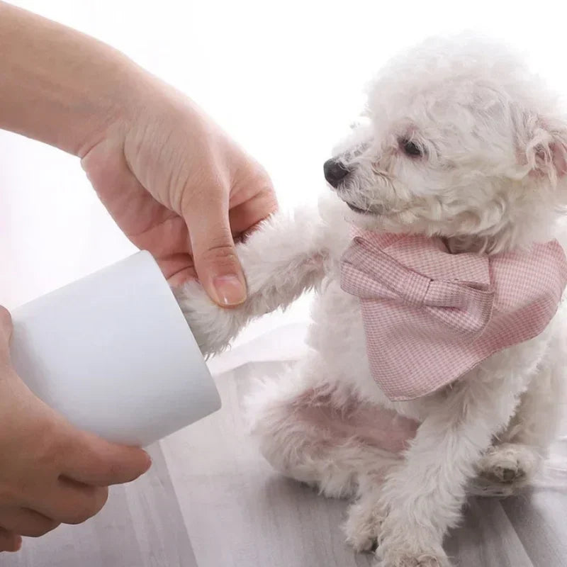 Automatic Pet Foot Washer Cup Silicone Soft Foot Cup