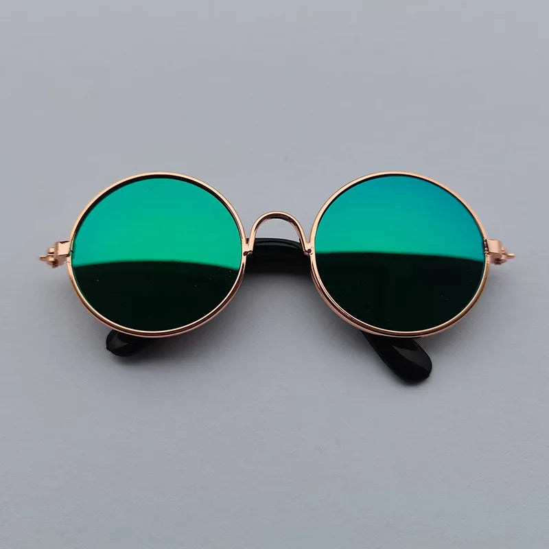 Lovely Vintage Round Cat Sunglasses Reflection Eye wear