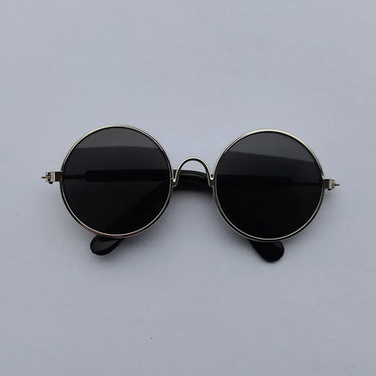 Lovely Vintage Round Cat Sunglasses Reflection Eye wear