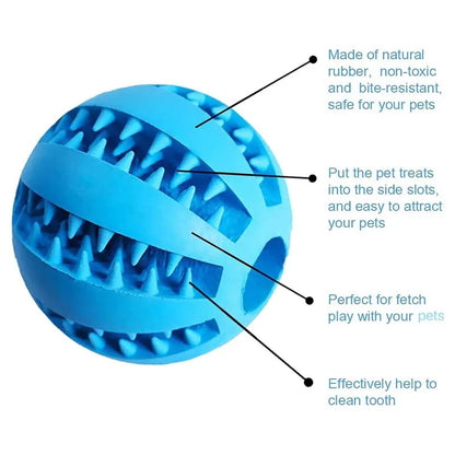 Dog Toy Ball Interactive Rubber Balls Puppy Chewing Toys