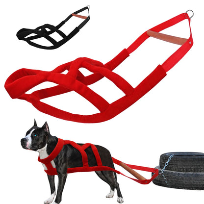 Durable Dog Sled Harness Soft Padded Dog Weight Pulling
