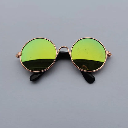 Lovely Vintage Round Cat Sunglasses Reflection Eye wear