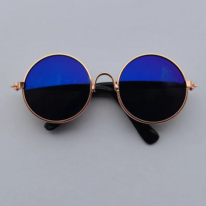 Lovely Vintage Round Cat Sunglasses Reflection Eye wear