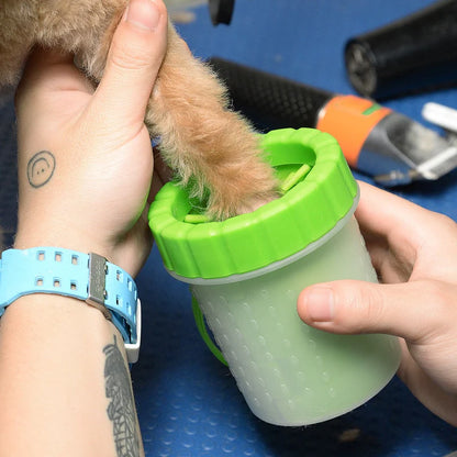 Automatic Pet Foot Washer Cup Silicone Soft Foot Cup